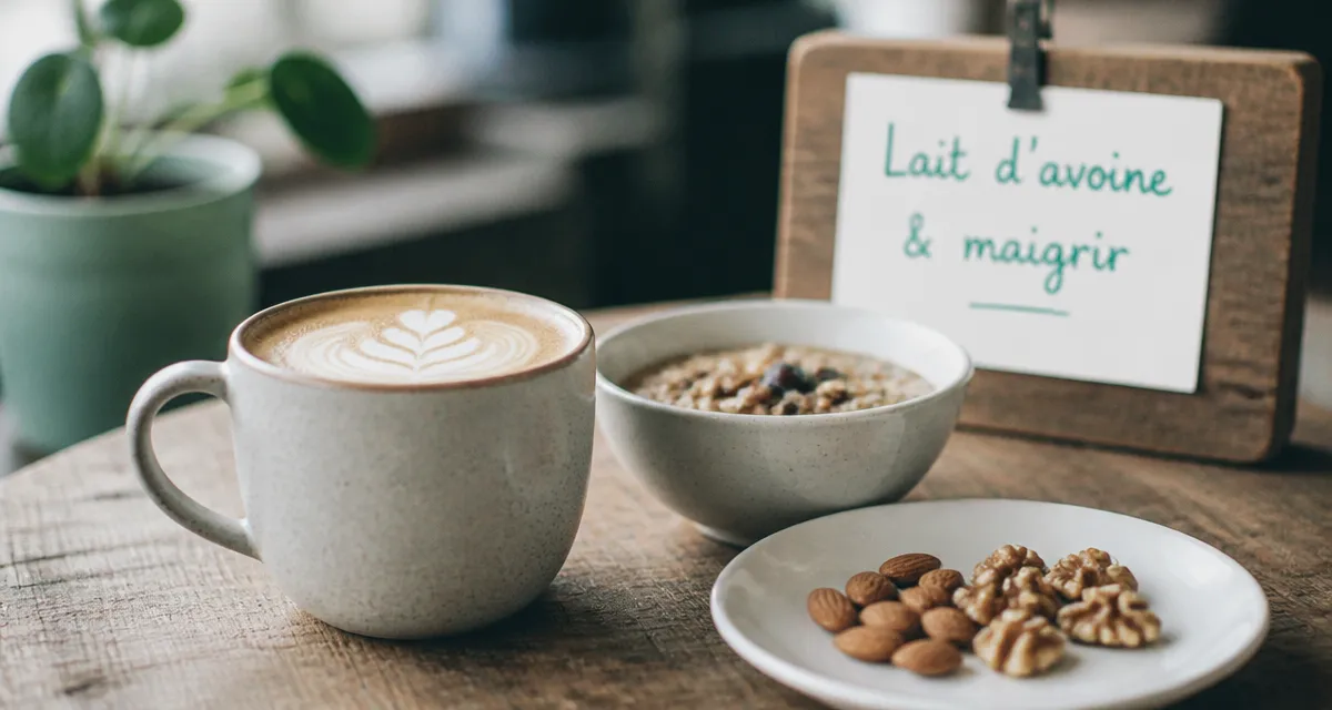 Lait d avoine pour maigrir : tasse au coffee shop