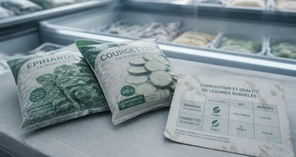 Les marques de légumes surgelés à éviter : pesticides et excès de sel
