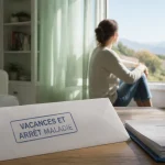 partir en vacances en arrêt maladie pour dépression femme fenêtre