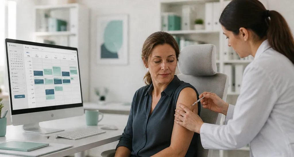 peut on travailler avec la maladie de biermer femme reçoit injection b12 au bureau