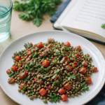 Salade lentilles aliment pour manque de fer