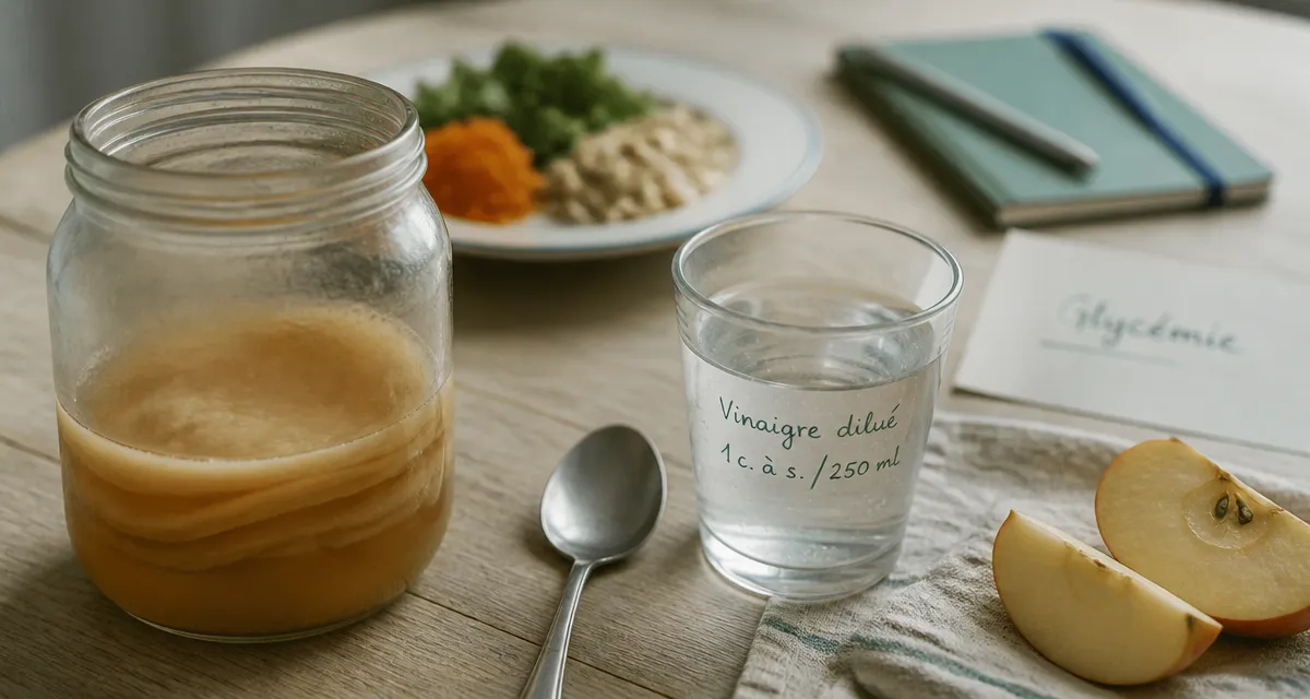 Vinaigre de cidre pour perdre 10 kilos avis : bocal et vinaigre dilué