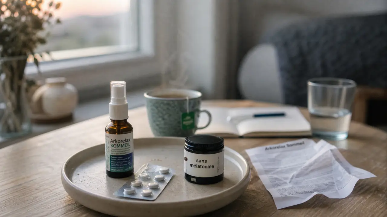 Arkorelax sommeil Fort 8H : spray buccal ou sans mélatonine