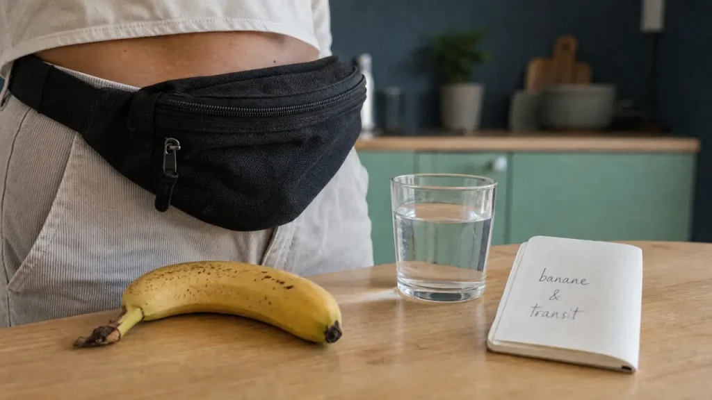 Banane ventre et sac banane : solution ballonnements