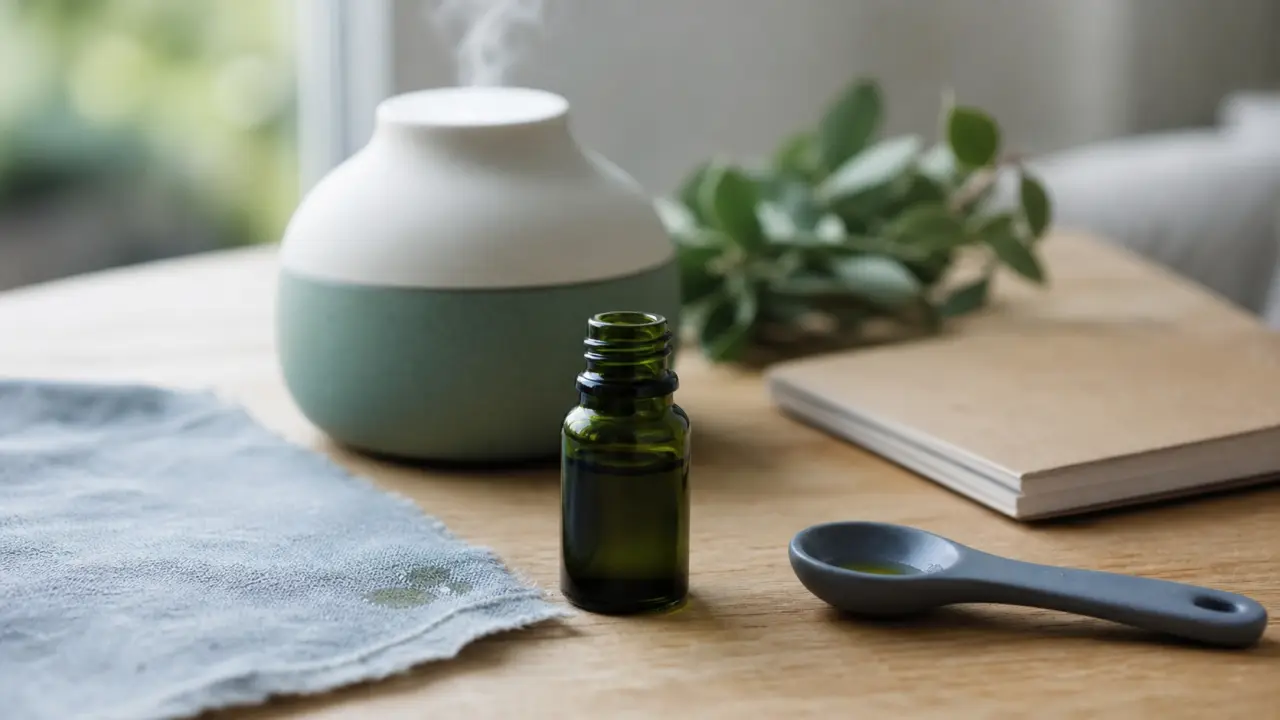 Bienfaits du ravintsara : flacon et diffusion pour le confort respiratoire