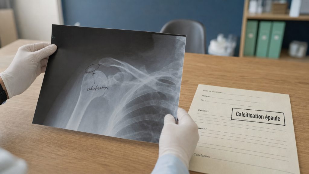 Calcification épaule cancer : radiographie et explication non cancéreuse