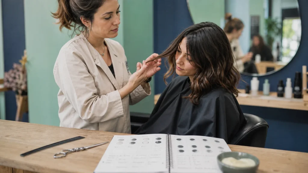 Cheveux et la lune : coiffeuse coupe pendant phases lunaires