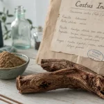Racine de costus indien et poudre, bols et aromates