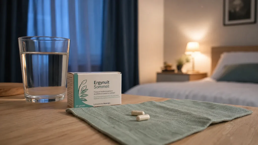 Ergystress sommeil : Ergynuit Sommeil, 1 mg mélatonine et plantes, gélules