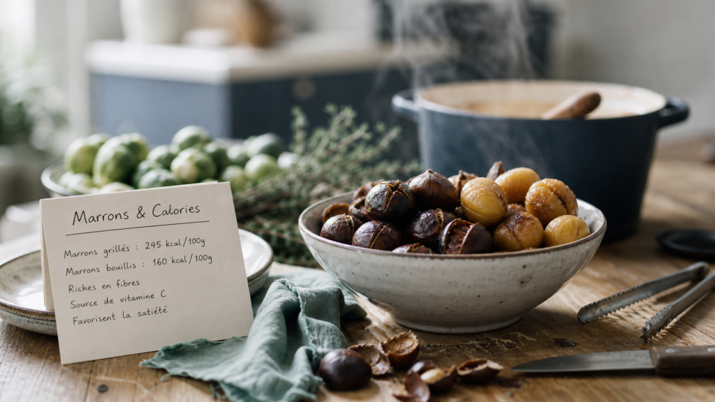 Les marrons font ils grossir ? Marrons grillés, calories et nutrition