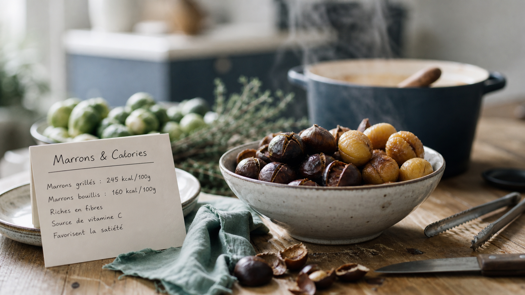 Les marrons font ils grossir ? Marrons grillés, calories et nutrition