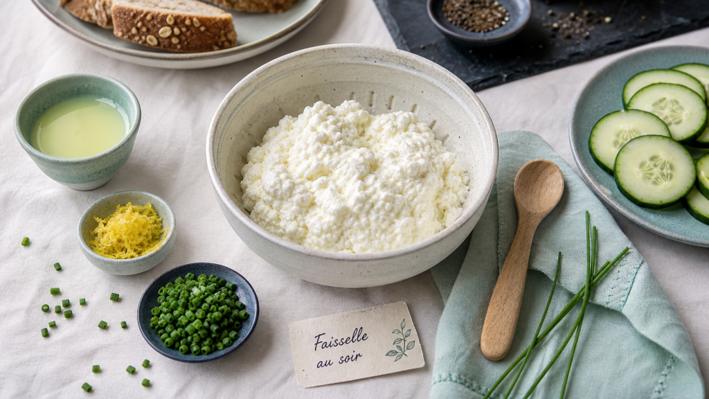 Manger de la faisselle le soir, bol de faisselle léger et digeste