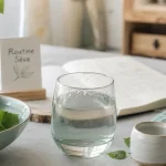 Verre de sève de bouleau pour la sève de bouleau et sommeil