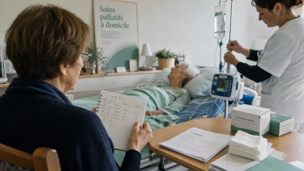 Soin palliatif à domicile : conditions, acteurs, démarches et soutien des proches
