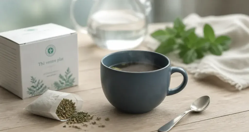 The pour ventre plat : tisane fenouil et menthe, digestion légère