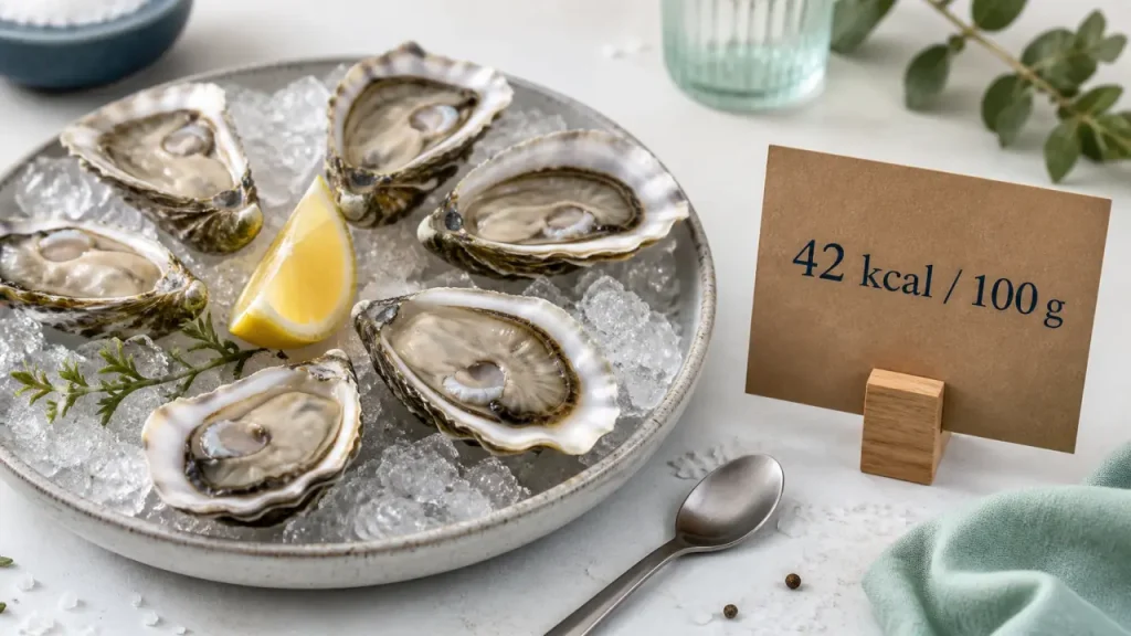 Calories dans les huîtres : 42 kcal aux 100 g, mais pas toujours 110 kcal la douzaine