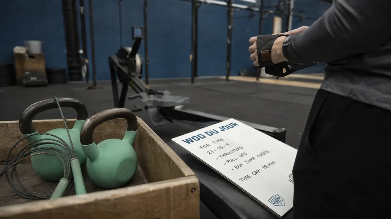 Crossfit programme : 3 séances par semaine, préparation WOD en salle