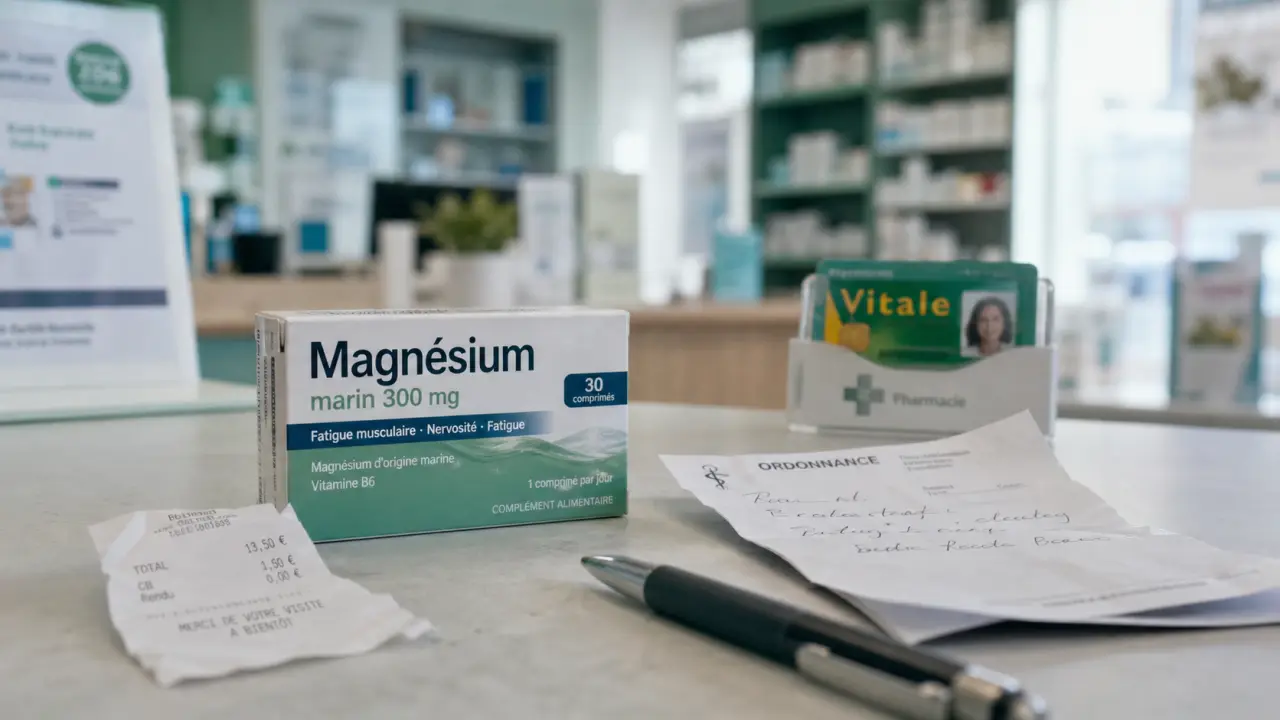 Magnésium remboursé avec ordonnance obligatoire, prise en charge 35%