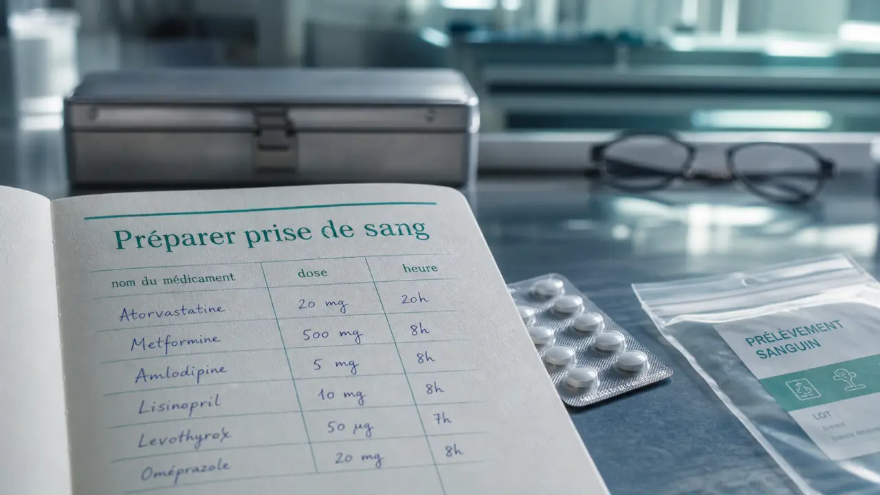 Quel médicament peut fausser une prise de sang : jeûne et timing