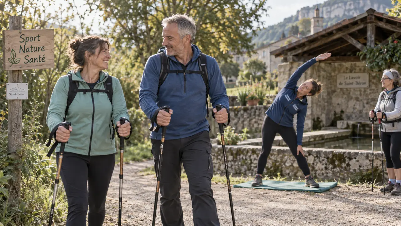 Sport nature santé : marche nordique et posture à Vichy